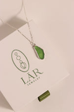 Green Sea Glass Necklace