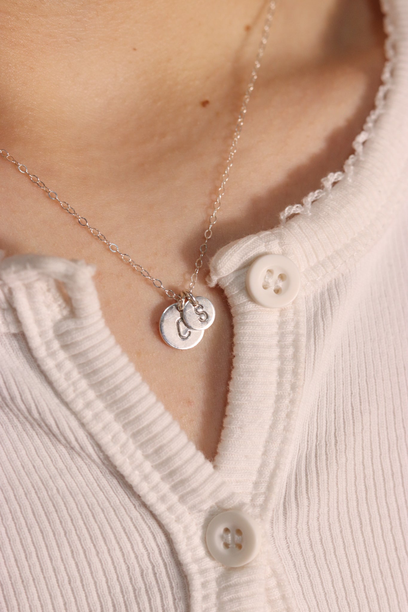 Double Initial Necklace