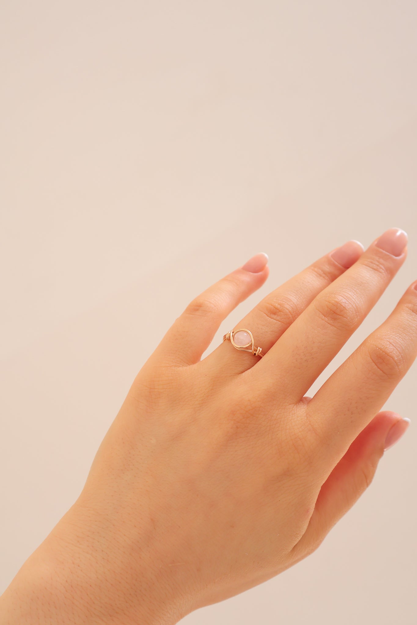 Rose Quartz Ring