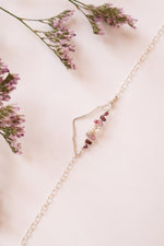 Cherry Blossom Map Bracelet