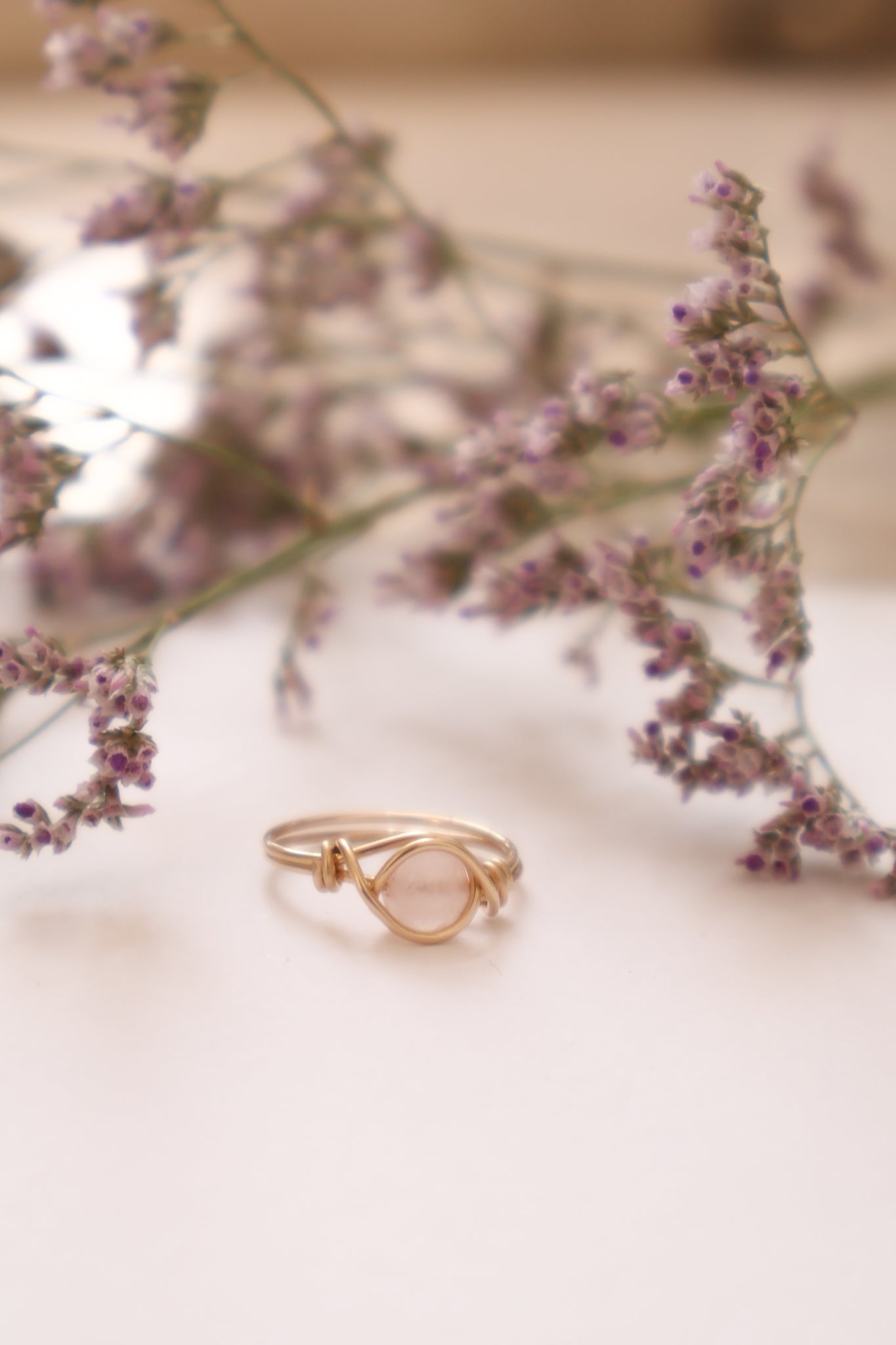 Rose Quartz Ring