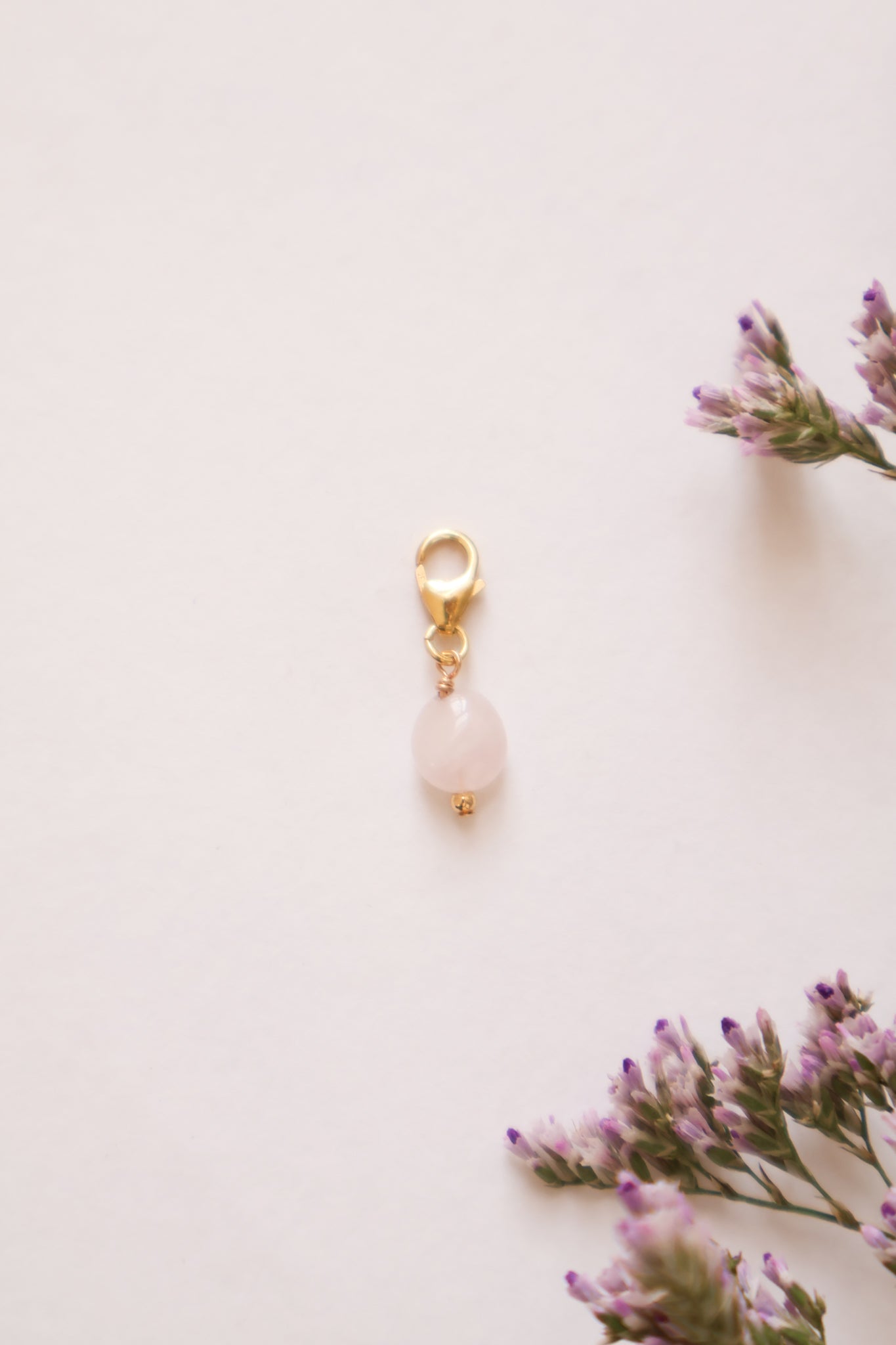 Rose Quartz Charm