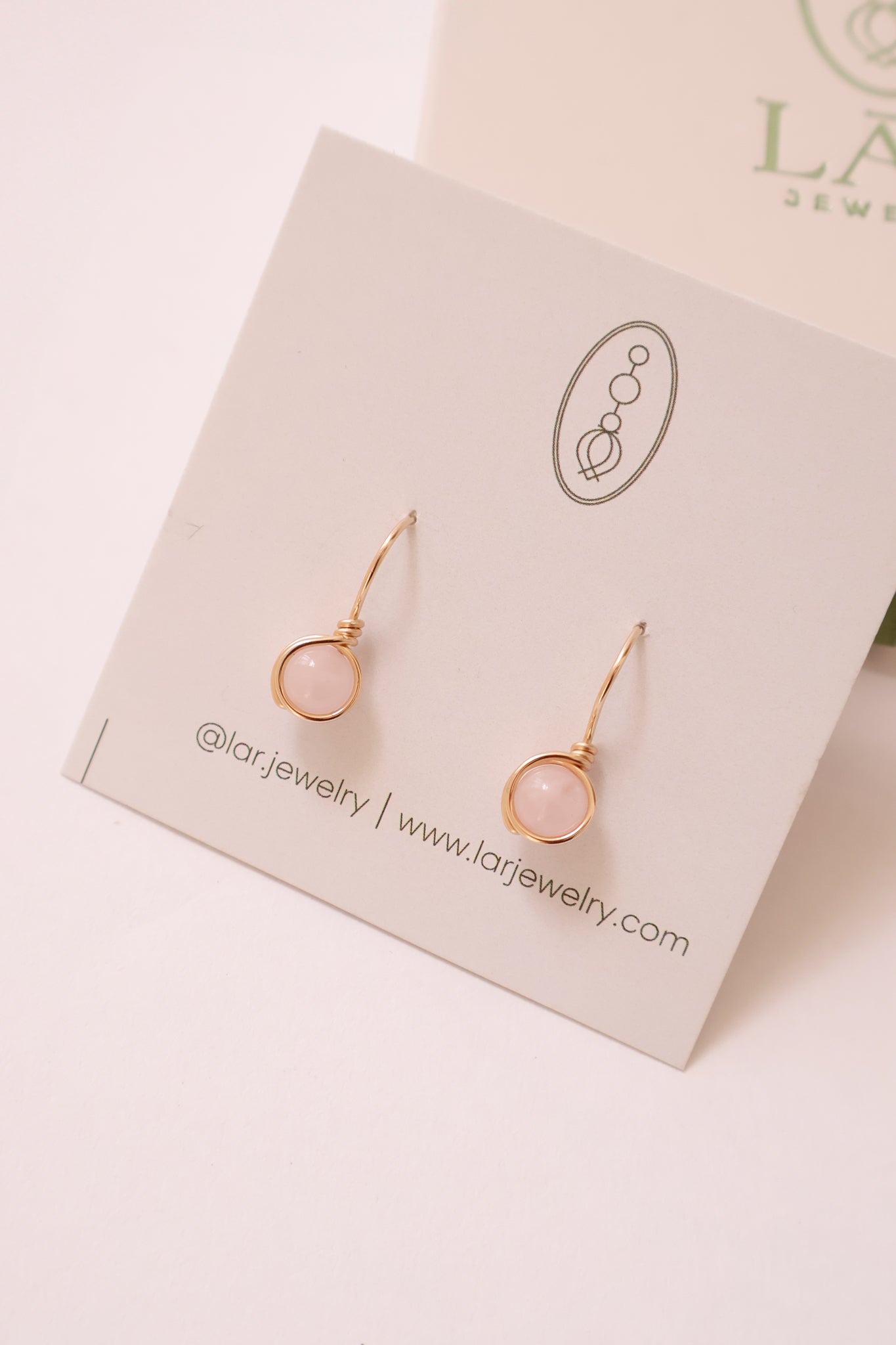 Rose Quartz Earrings