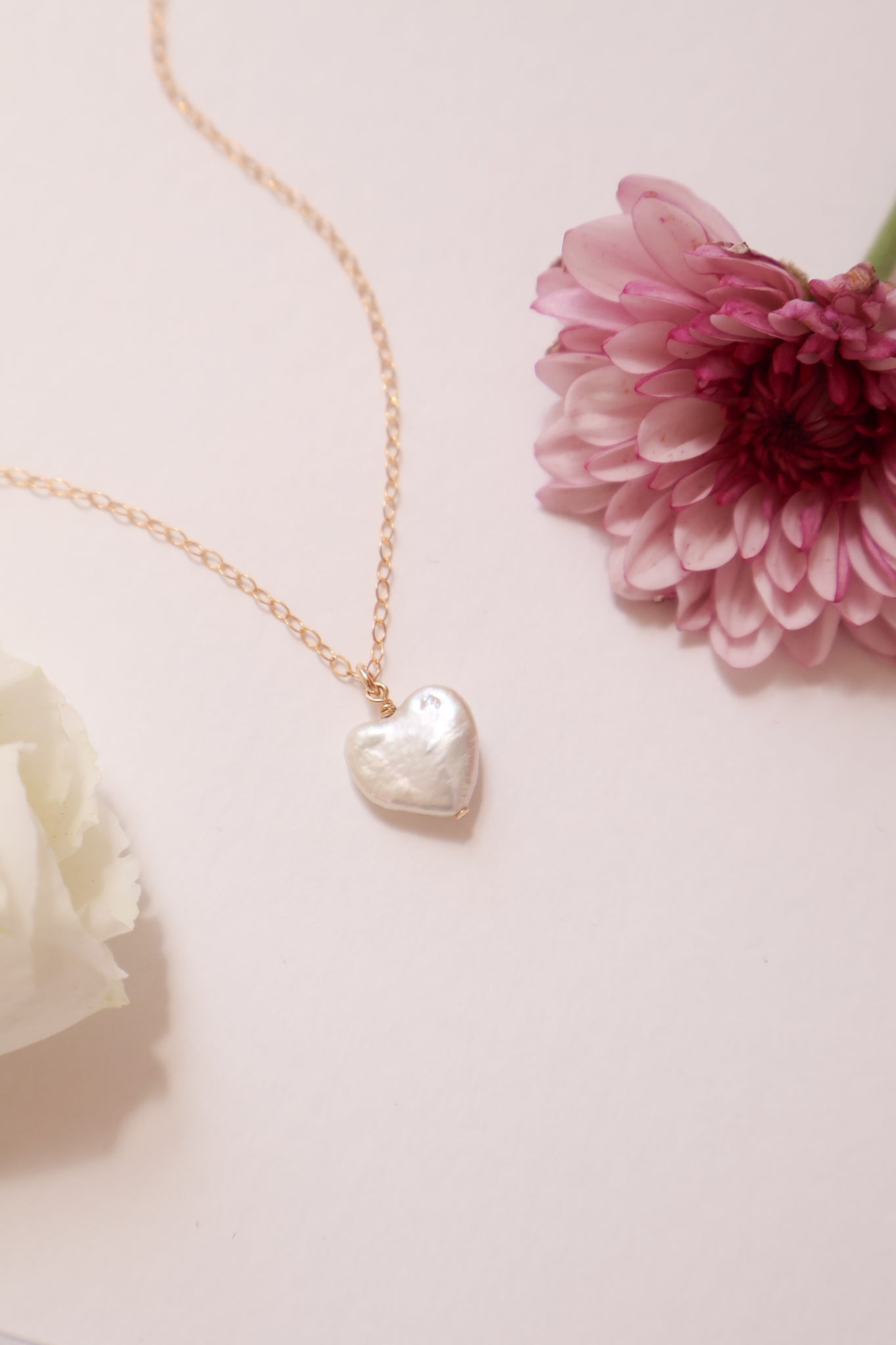 Pearl Heart Necklace