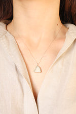 White Sea Glass Necklace