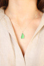 Green Sea Glass Necklace
