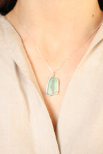 Palestine Blue Sea Glass Necklace
