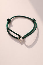 Heart of Gold Rope Bracelet