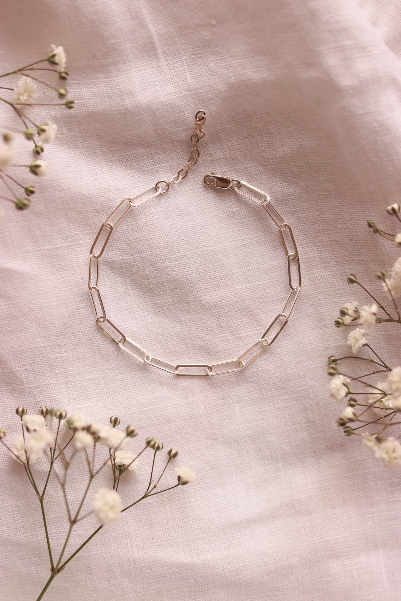 Thick Paperclip Bracelet