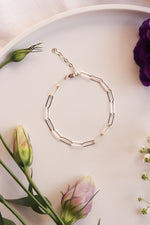 Thick Paperclip Bracelet