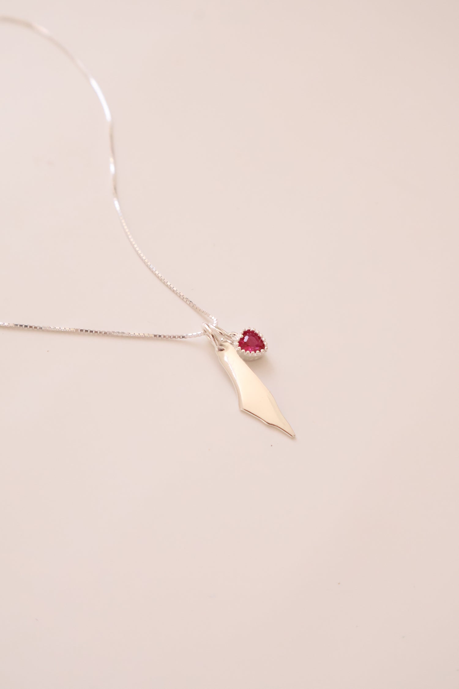 Map Heart Necklace