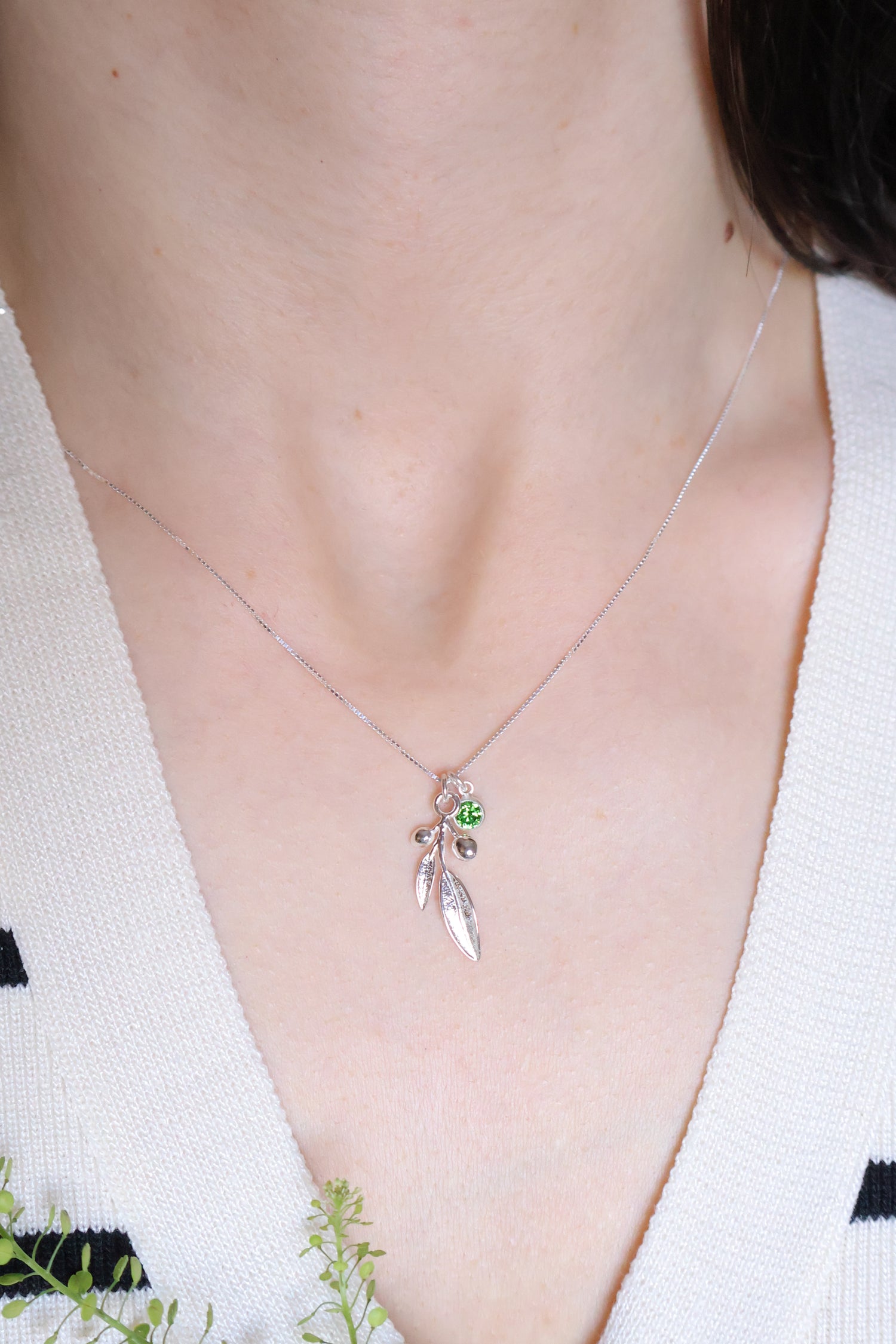 Olive Branch Necklace